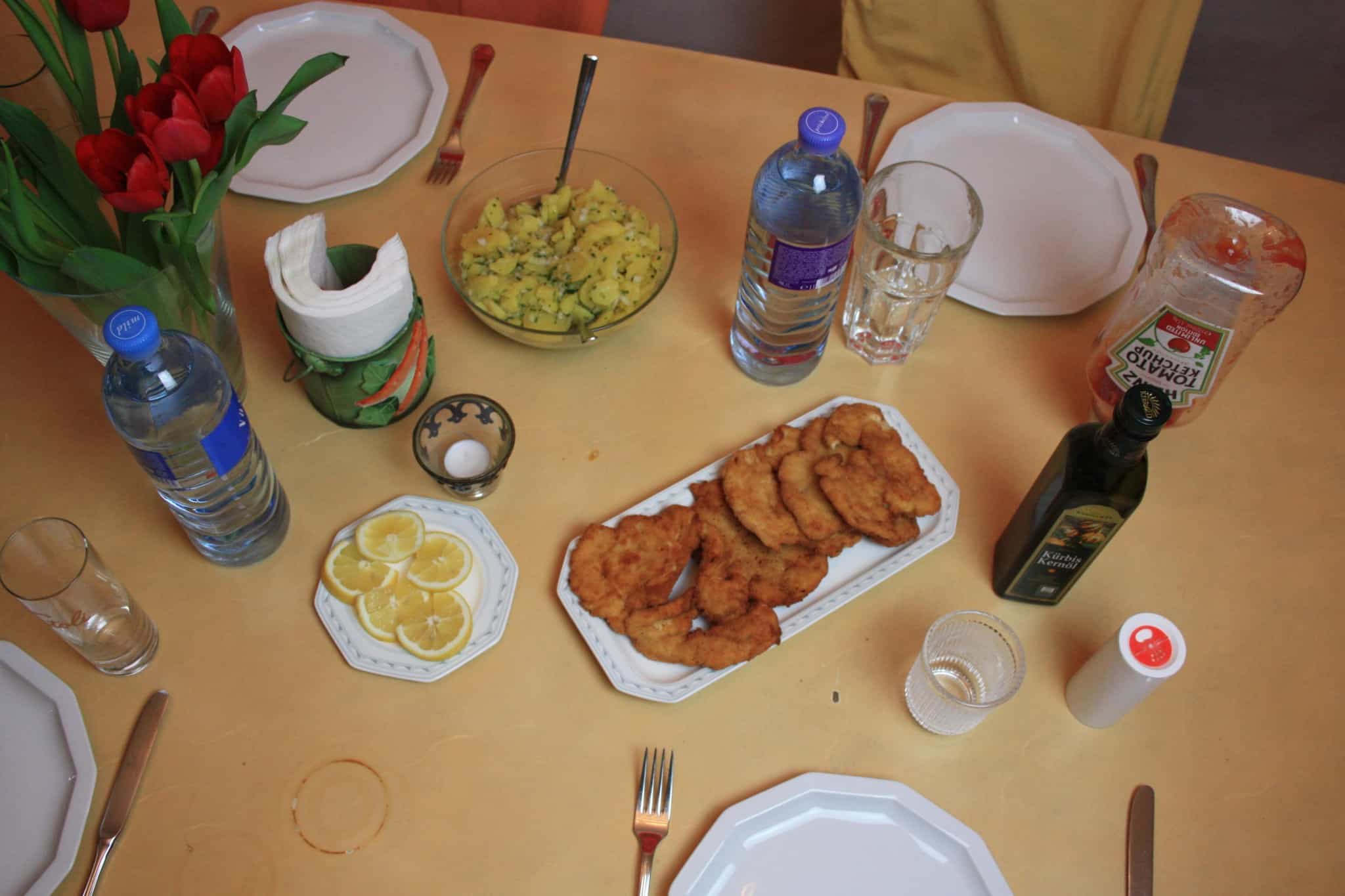 family dinner - Schnitzelsonntag5